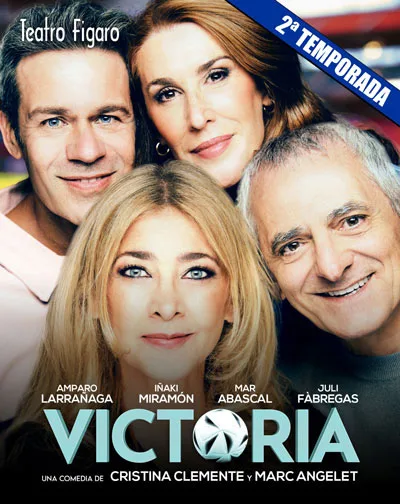 Cartel de la obra Victoria en Teatro Fígaro Adolfo Marsillach, Madrid