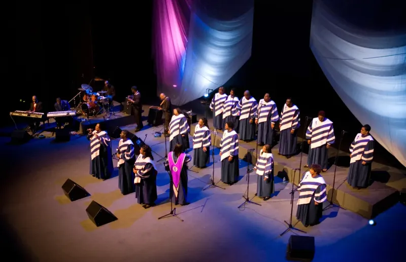 Cartel del concierto de Black Heritage Choir - The Soul of Gospel en Teatro Fernán Gómez, Madrid