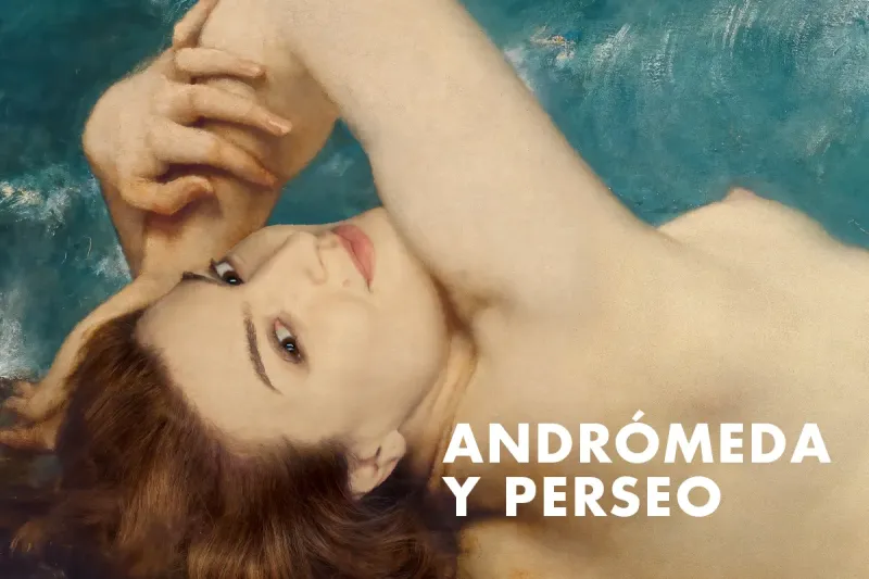 Cartel de la obra Andrómeda y Perseo en Teatro de la Comedia, Madrid