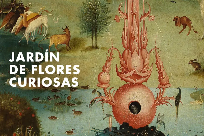 Cartel de la obra Jardín de flores curiosas en Teatro de la Comedia, Madrid