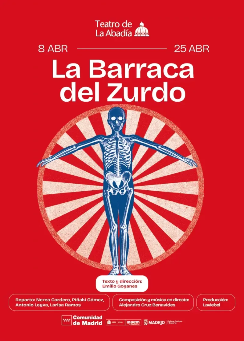 Cartel de la obra La Barraca del Zurdo en Teatro de La Abadía, Madrid